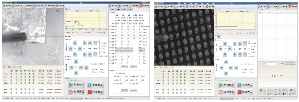 Vibration mirror six-axis linkage thermostatic laser soldering software